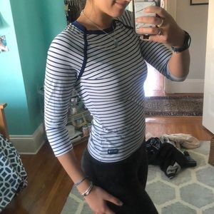 Sperry topsider half sleeve top